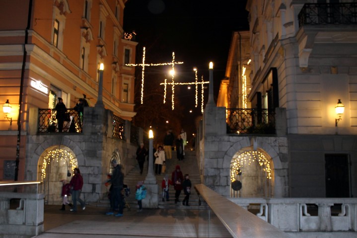 Ogled praznične Ljubljane