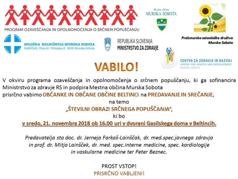 DBO Murska Sobota – VABILO