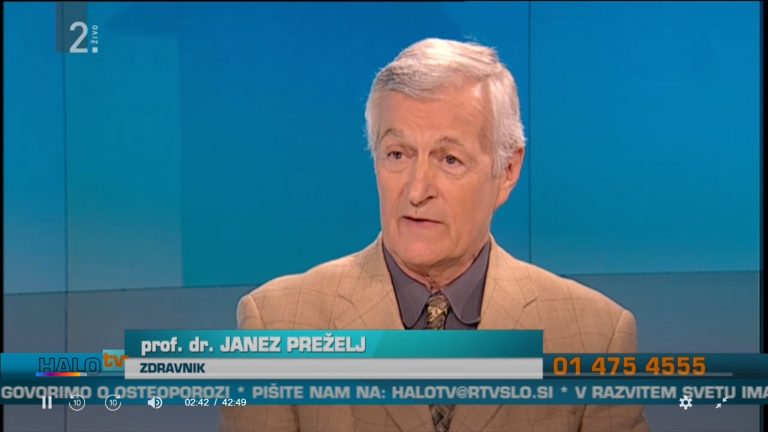 Janez Prezelj o osteoporozi